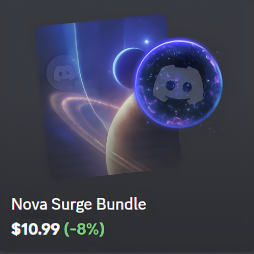 افكتات دسكورد ( $10.99) Nova Surge Bundle include...