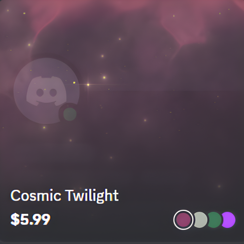 افكتات دسكورد ( $5.99) Discord Cosmic Twilight Pro...
