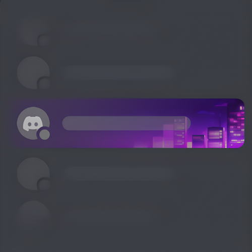 افكتات دسكورد ($5.99) Discord Cityscape Nameplate–...