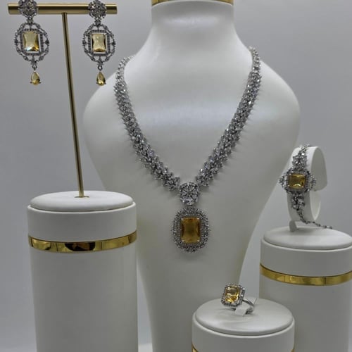 طقم زركون فاخر