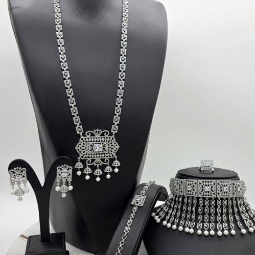 طقم مريه وخناقي زركون مطلي