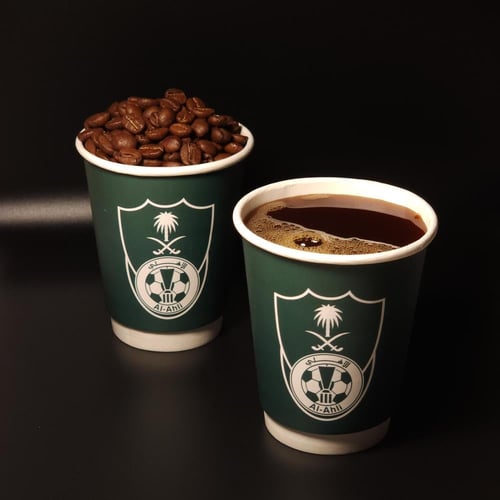 اكوب بشعار نادي الأهلي حجم 8oz