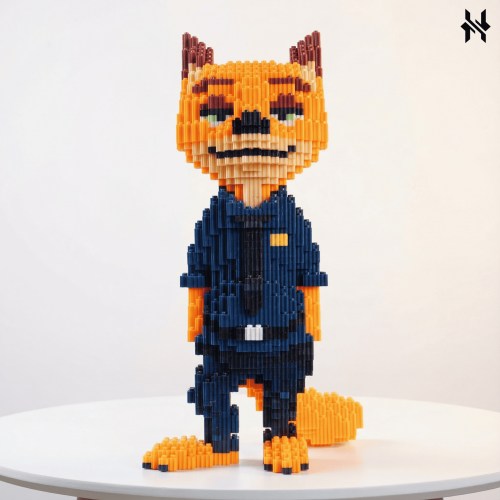 Nick Wilde cube - large