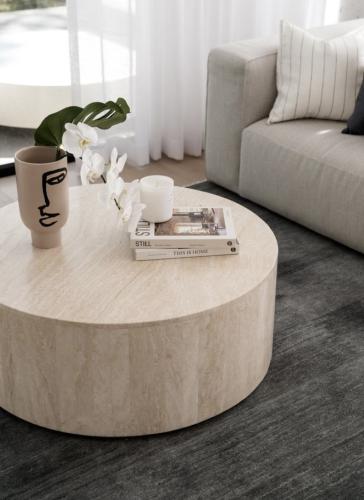 طاولة قهوة دائرية