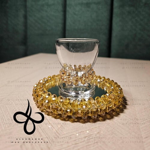 12 فنجان ناعم و 12 قاعدة للقهوة