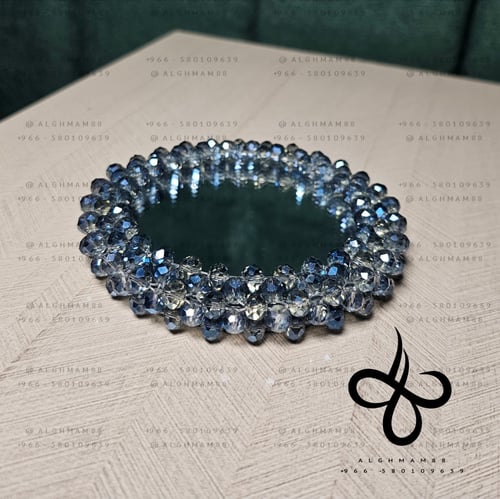 مجموعة من 3 صحون مع ستاند بأطوال مختلفة