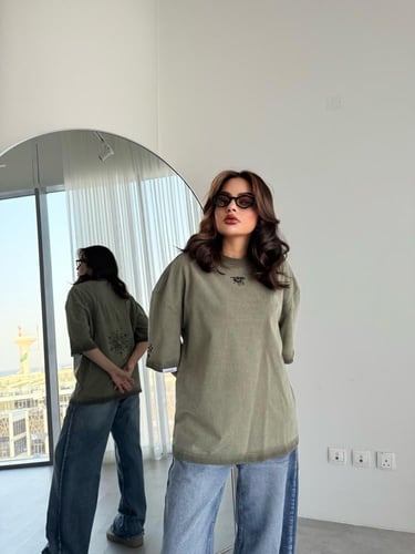 Oversized T-Shirt Green