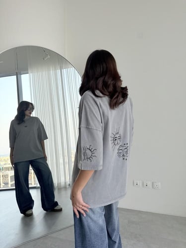 Oversized T-shirt Gray