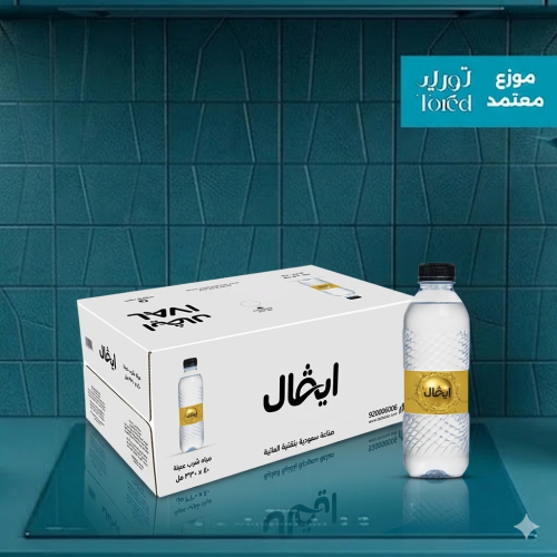 كرتون مياه ايفال 330 مل 40 عبوة