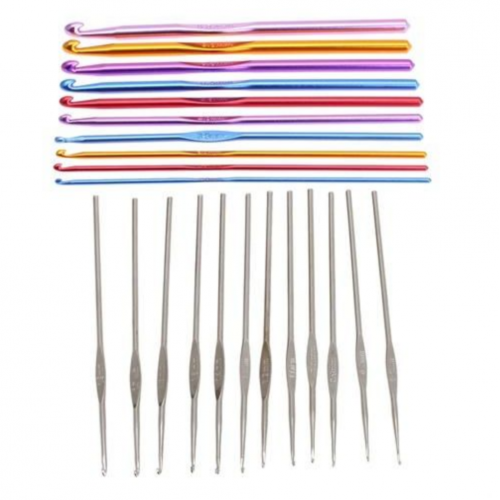 سنارات كروشيه المونيوم بالحبة (2-8ملم)