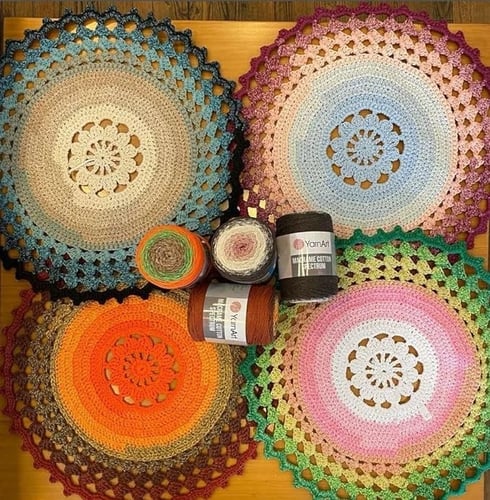 يارن ارت مكرمية قطن سبكتروم 1328 YarnArt Cotton Sp...