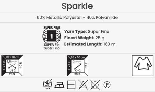 يارن ارت سباركل YarnArt Sparkle 1303