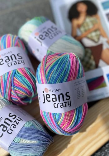 يارن ارت جينز كريزي 8207 YarnArt Jeans Crazy