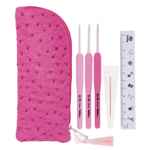 طقم توليب اتيمو روز ETIMO Rose Crochet Hook with C...