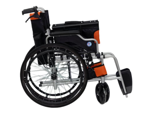 كرسى متحرك مطور برتقالى كفر كبير-24- ماس التميز -...