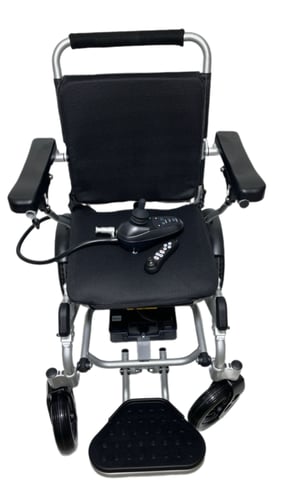 كرسي كهربائي خفيف الوزن قابل للطي بريموت مقعد 51 س...