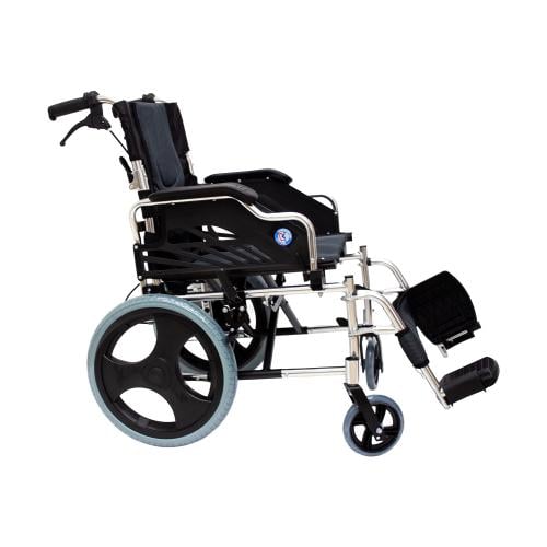 كرسى متحرك المنيوم رمادى كفر وسط - 16- ماس التميز...