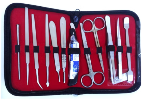 طقم تشريح DISSECTING BOX STUDENT SURGICAL 01-117