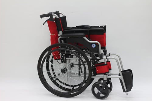 كرسى متحرك مطور احمر كفر كبير-24- ماس التميز - KY...