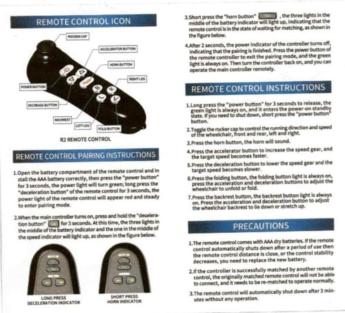 كرسي كهربائي خفيف الوزن قابل للطي بريموت مقعد 51 س...