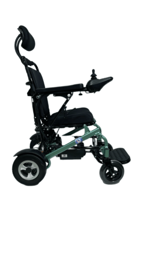 كرسي كهربائي فاخر متحرك قابل للطي بخاصية التحكم عن...