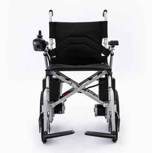 كرسي كهربائي قابل للطي 6013A مع بطارية جانبية