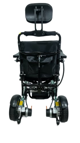 كرسي كهربائي فاخر متحرك قابل للطي بظهر مريح عرض 51...