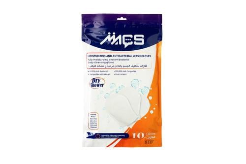 ماكس قفازات تنظيف الجسم مرطبة و مضادة للبكتريا