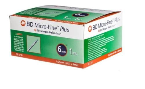 سرنجات انسولين 1 bdملل 31ج