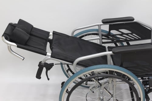 كرسي متحرك الومنيوم فاخر ظهر عالي متحرك كفر كبير -...