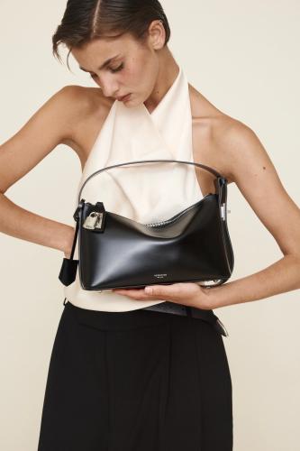 فيرافايد حقيبة هوبو -اسود فضي