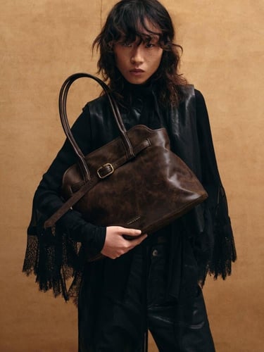 حقيبة فيكتوريا توت بحزام-ألوان متعددة