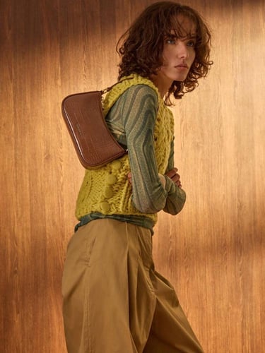 حقيبة كتف السبيث تشارلز اند كيث - شوكولاتة