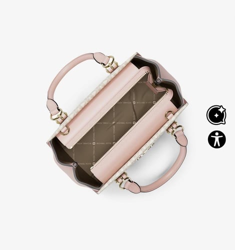 حقيبة مارلين صغيرة بشعار التوقيع مايكل كورس- لونين