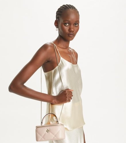 حقيبة كيرا حقيبة فانيتي مبطنة بنقشة ألماس – ماركة...