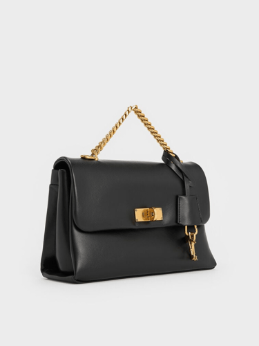 تشارلز&كيث حقيبة كيري ميديم - أسود