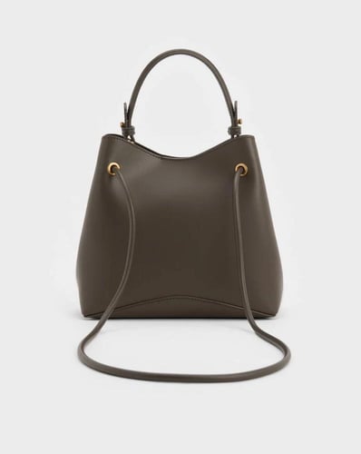 حقيبة دلو هندسية من سيبيل ماركة تشارلز &كيث - ألوا...