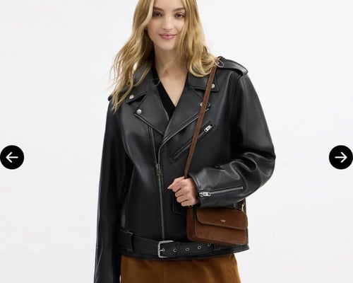 حقيبة كتف الورا بمقبض علوي - ماركة كوتش