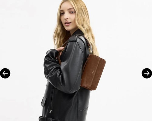 حقيبة كتف الورا بمقبض علوي - ماركة كوتش