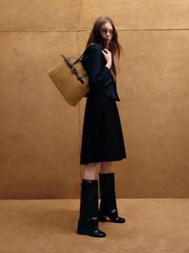 حقيبة فيكتوريا توت بحزام-ألوان متعددة