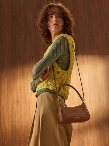 حقيبة كتف السبيث تشارلز اند كيث - شوكولاتة