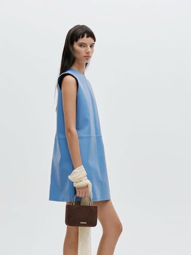 حقيبة جينيس بمقبض علوي من الدانتيل والساتان تشارلز...