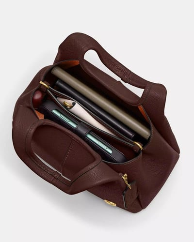 كوتش حقيبة لانا مقاس 23 -بني غامق