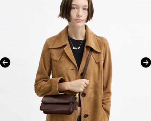 حقيبة كتف الورا بمقبض علوي - ماركة كوتش