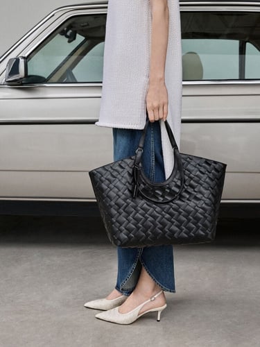 حقيبة ايفيت المنسوجة من تشارلز اند كيث