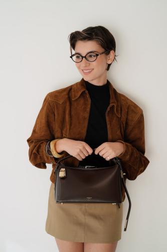 فيرافايد حقيبة هوبو ميديم-بني غامق