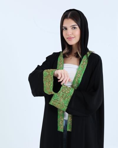 عباية بنقشة هندية