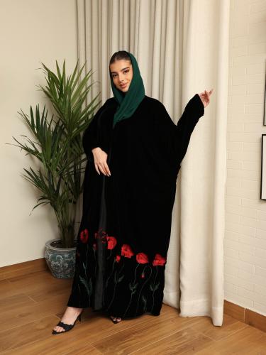 عباية شتوية مخمل