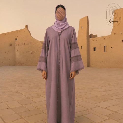 عباية قماش لينن