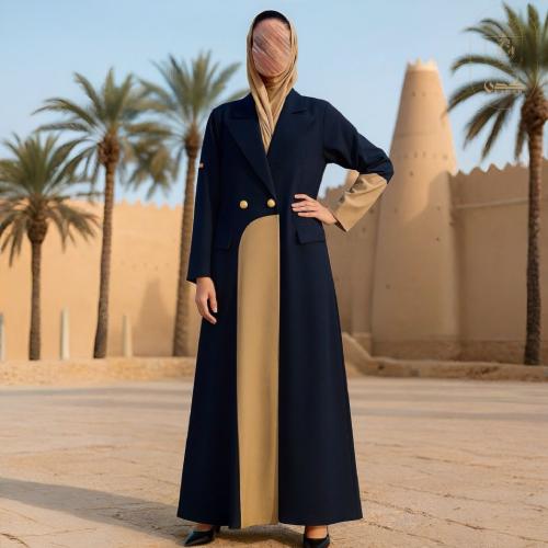 عباية بليزر قماش كتان ، قصة A-line